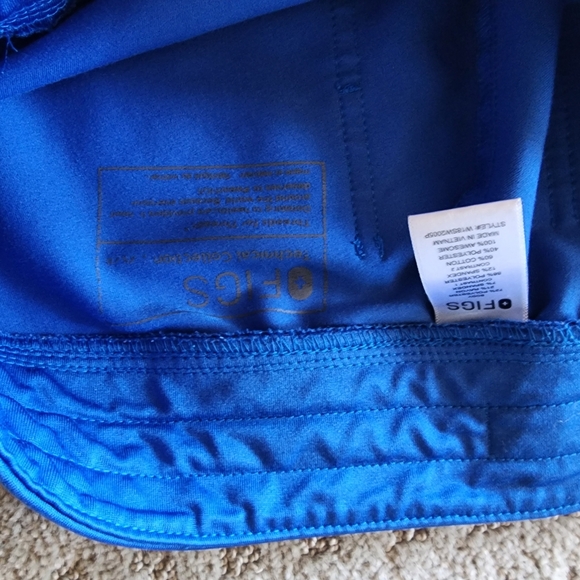 Figs Blue Medical Scrubs with Elastic Waistband Size XS - Picture 3 of 3